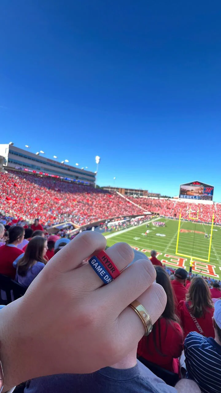 Flip Reversible Game Day / Tailgate Ring Navy - Image 5