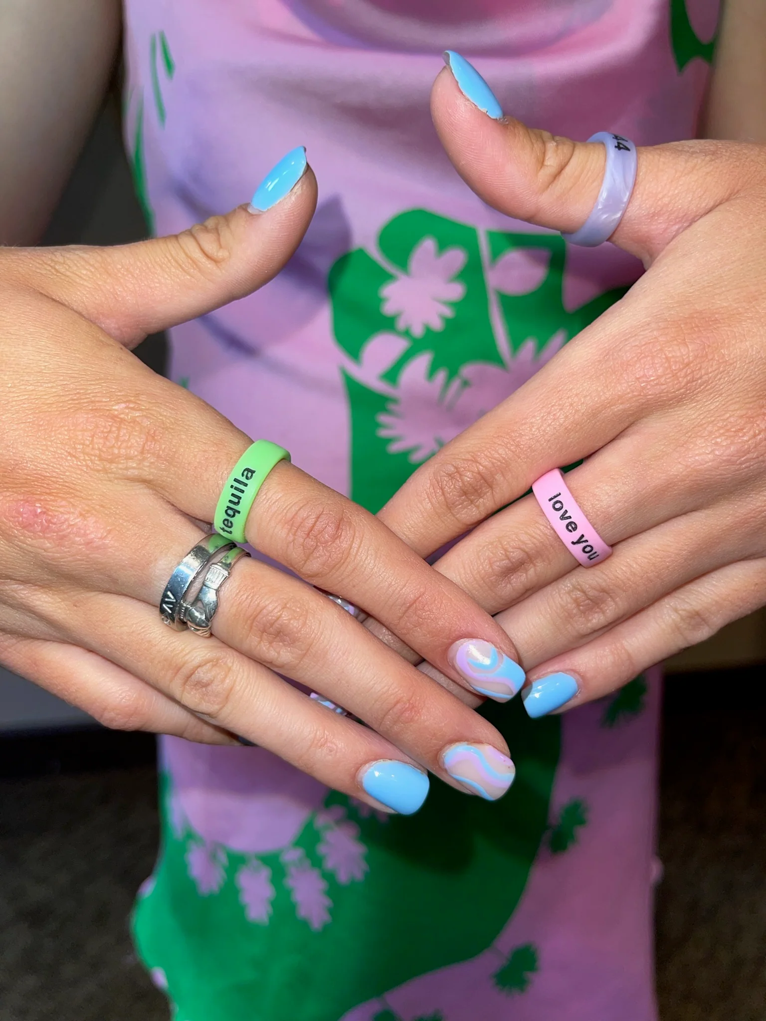 Flip Reversible love you / say it back ring - Image 18