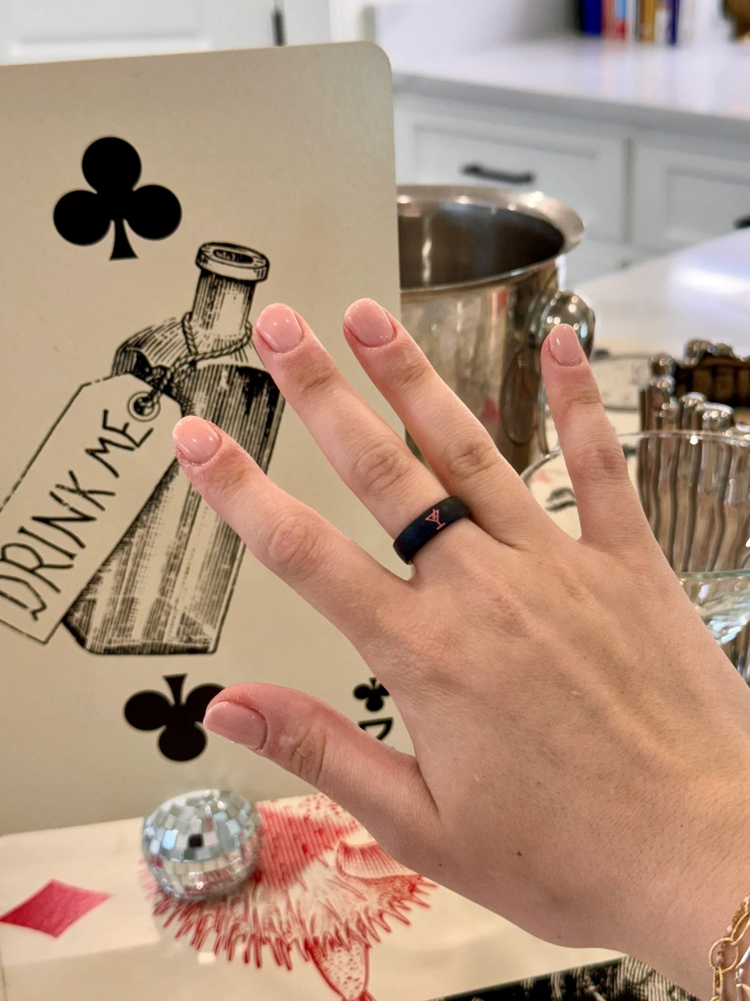 Flip Reversible martini glass / tipsy ring - Image 8