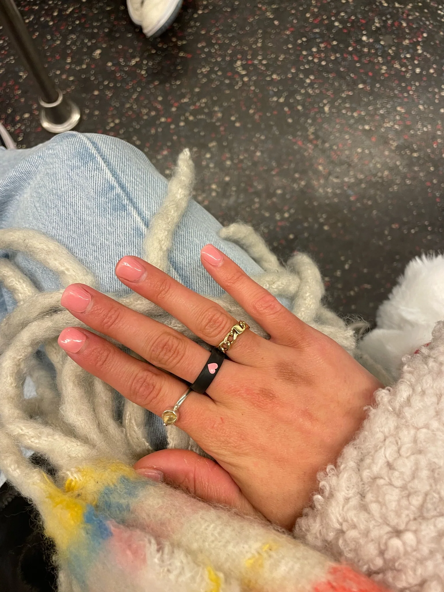 Flip Reversible Pink heart / Always ring - Image 18