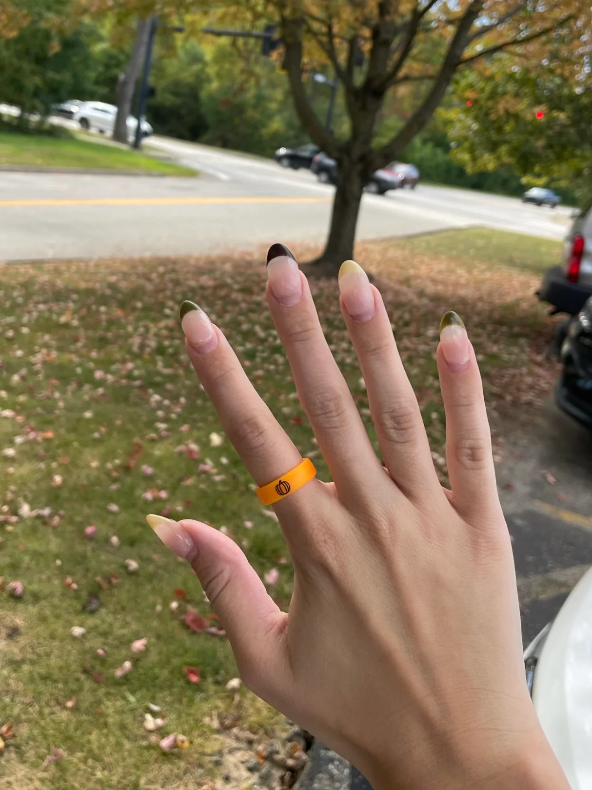 Flip Reversible pumpkin / fall y'all ring - Image 5