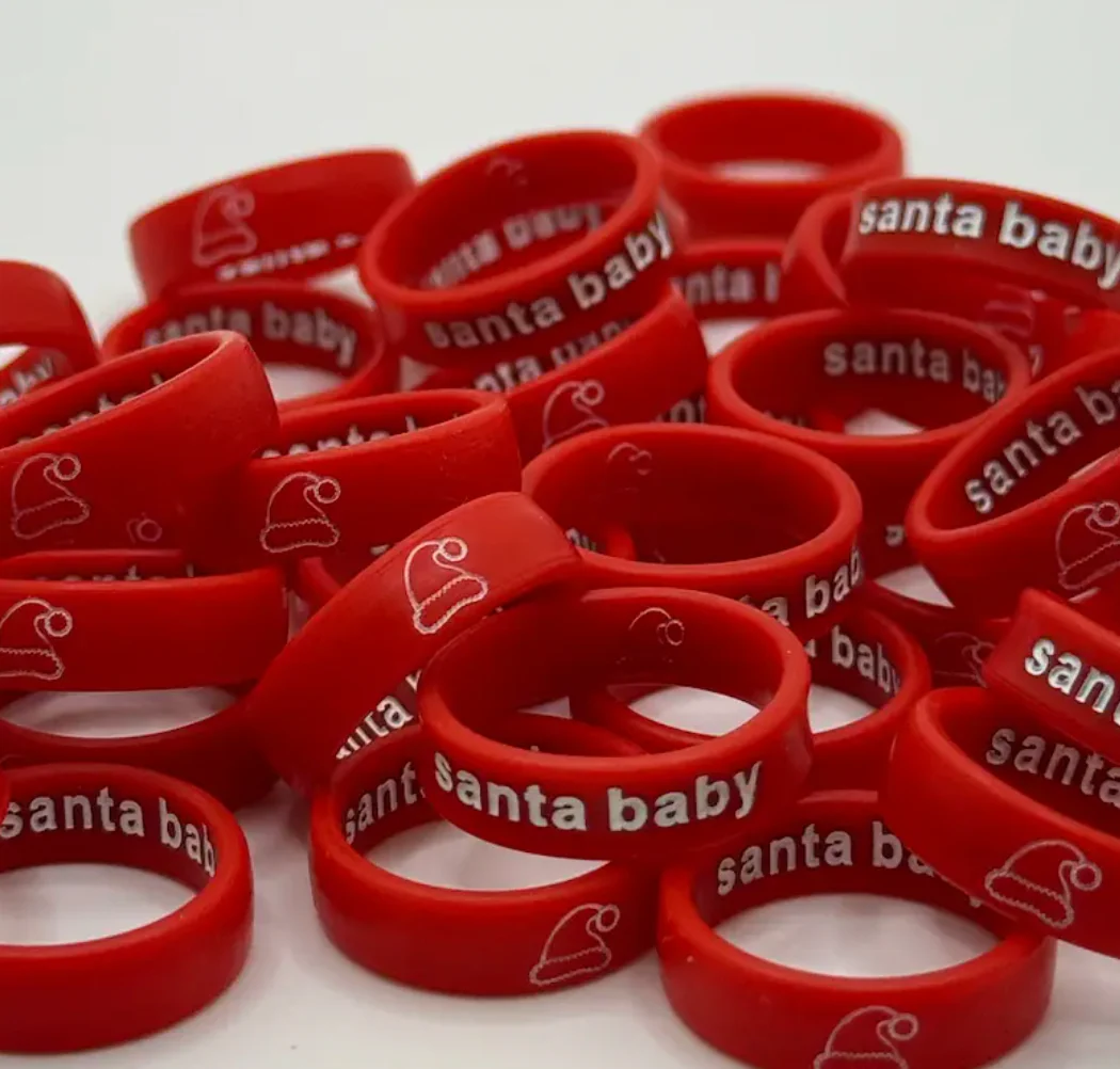 Flip Reversible Santa Hat / Santa Baby Ring - Image 2