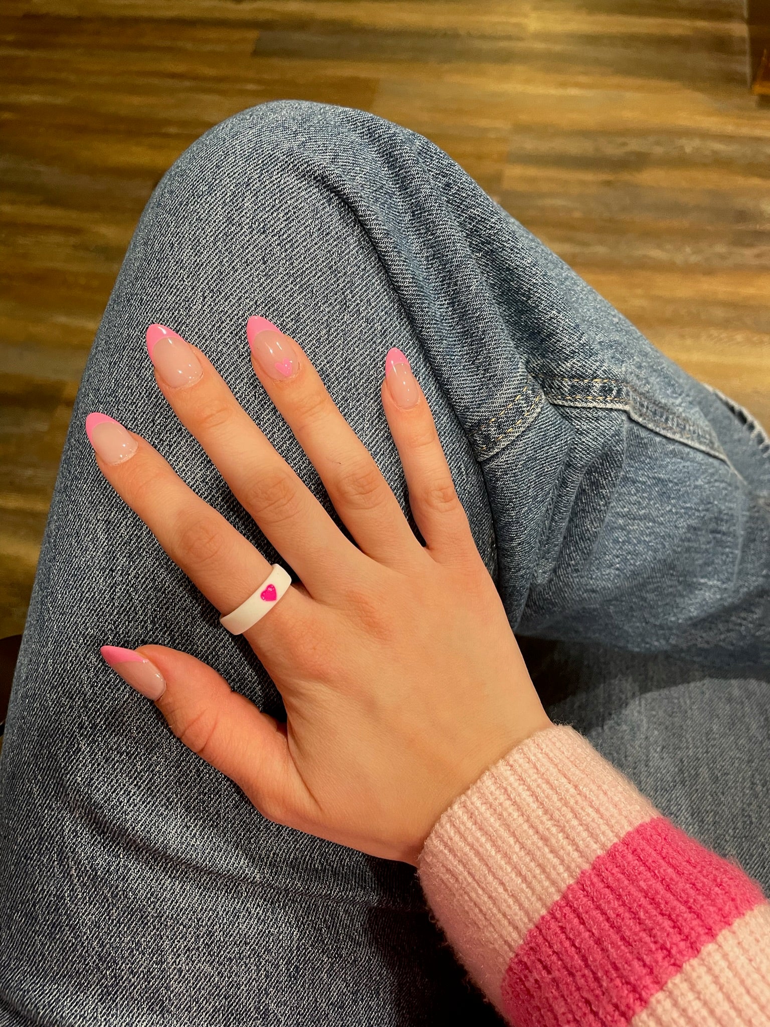 Flip Reversible Heart / Kisses Ring - Image 8