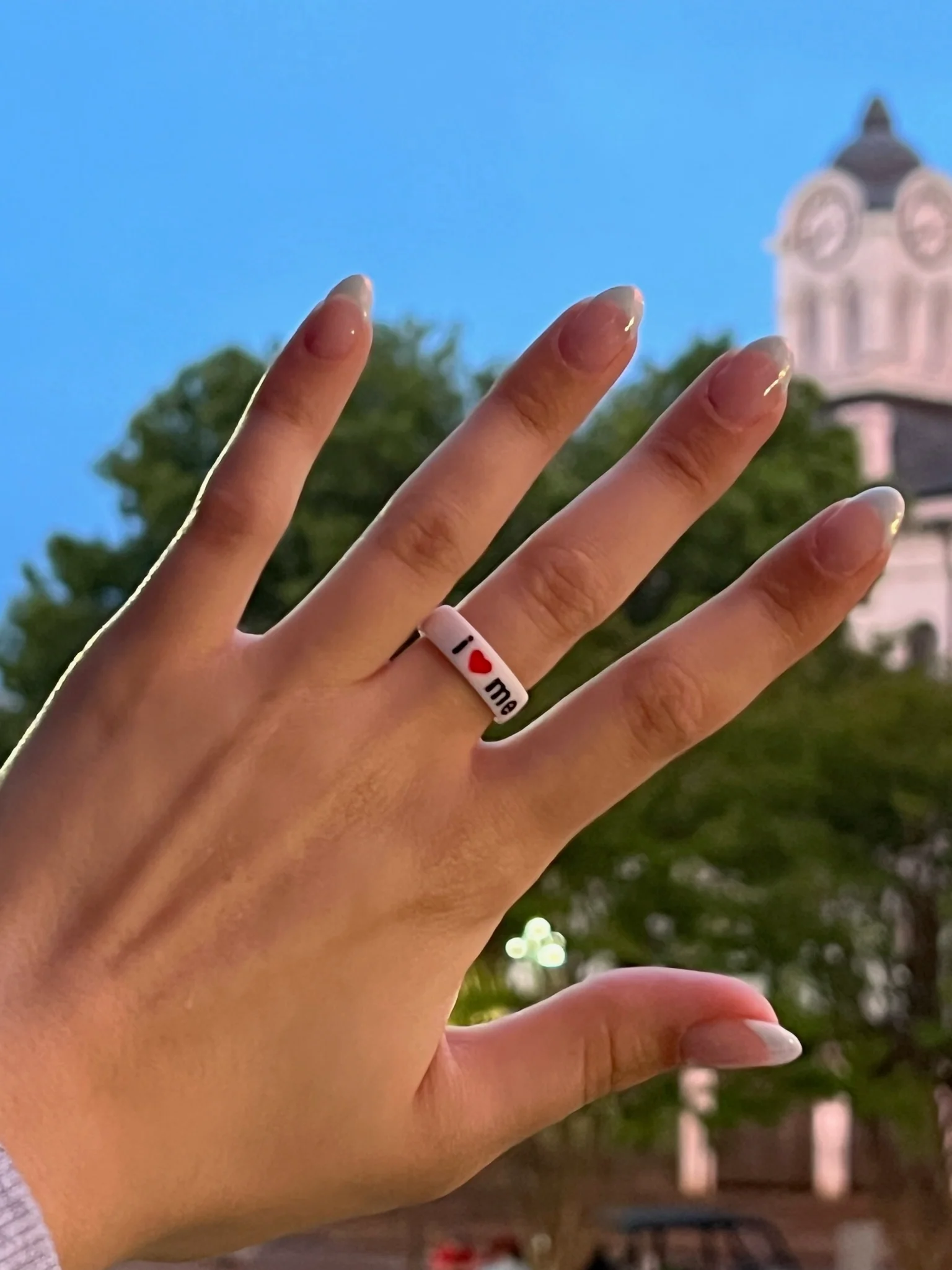 Flip Reversible i❤️me / i❤️u ring - Image 4